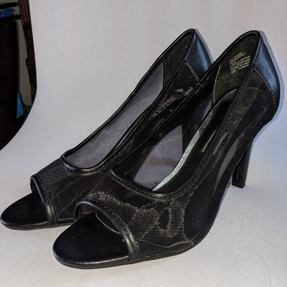 Rialto mesh peep toe pumps (7.5)